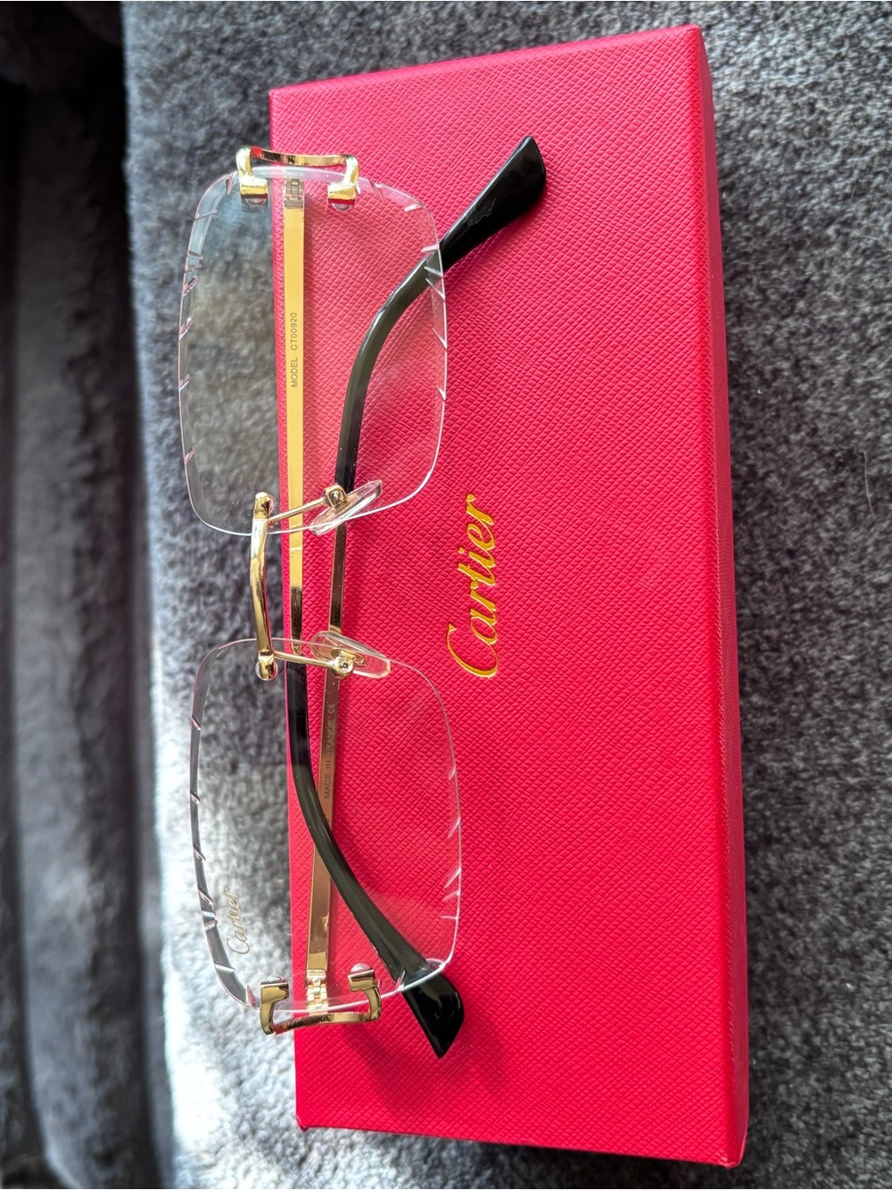 Authentic Cartier Gold Eyeglass